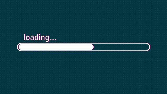 abstract loading bar animation background 4k 