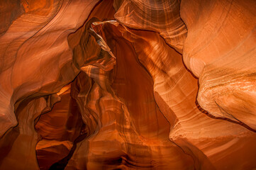 Upper Antelope Canyon Near Page, Airzona