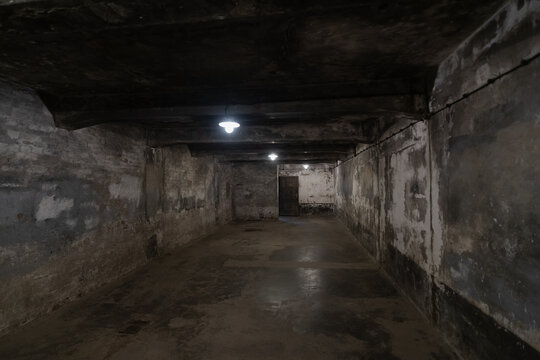 Poland, 2 august 2023. Gas chamber in the Auschwitz concentration camp.