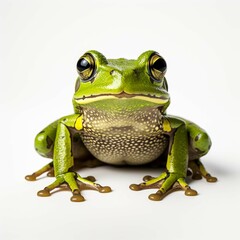 Obraz premium frog on white background