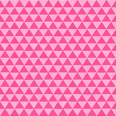 Geometric seamless patterns. Abstract striped triangles
