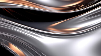 Abstract chrome background