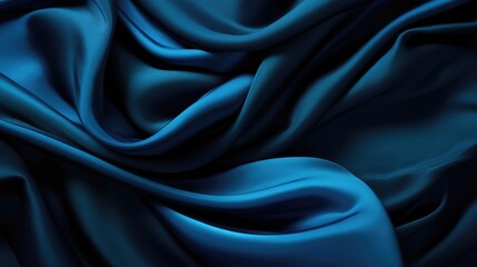 Obraz premium Blue-black silk