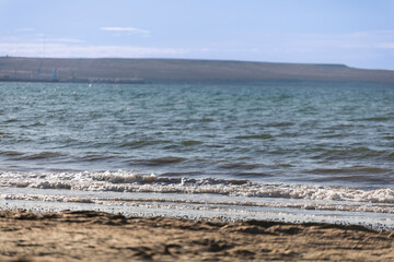 Blue ocean at Penísula de Valdés, Patagonia Argentina
