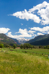 Fototapeta premium Valley between Ouray and Ridgway, Colorado
