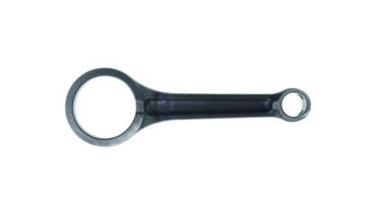 Connecting rods - spare parts isolated on transparent background.