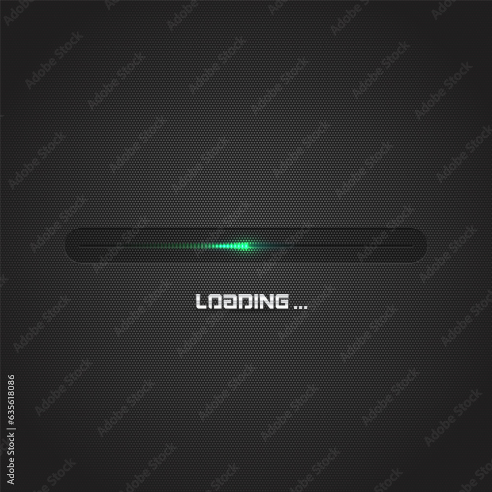 Aufkleber progress loading bar. downloading process. concept technology. vector illustration.
