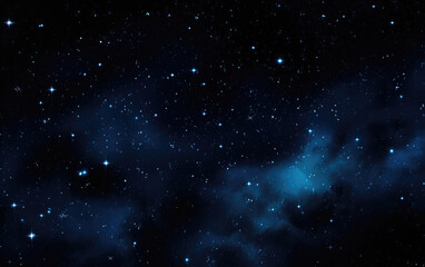 Obraz premium Galactic Grace: Illuminated Night Constellations