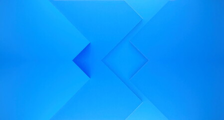 Fototapeta premium blue abstract geometric line wallpaper background with triangles