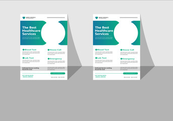 Obraz premium design template, poster flyer pamphlet brochure cover design layout space for photo background, vector illustration template in A4 size, Brochure template layout design. Corporate business 