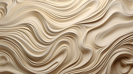 wavy pattern wooden background light creamy color bas relief