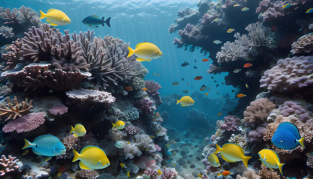 koralle fisch reef unter wasser meer wasser