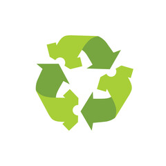 Clothes recycle icon. Sustainable fashion logo. Eco friendly concept. Vector illustration.