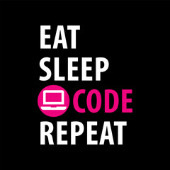 Eat, Sleep, Code, Repeat
