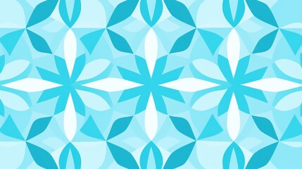 blue floral background. Generative AI