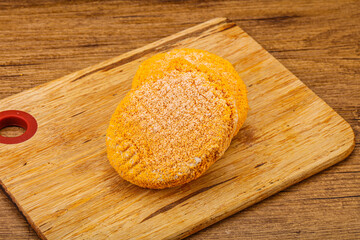 Raw chicken cutlet for roast