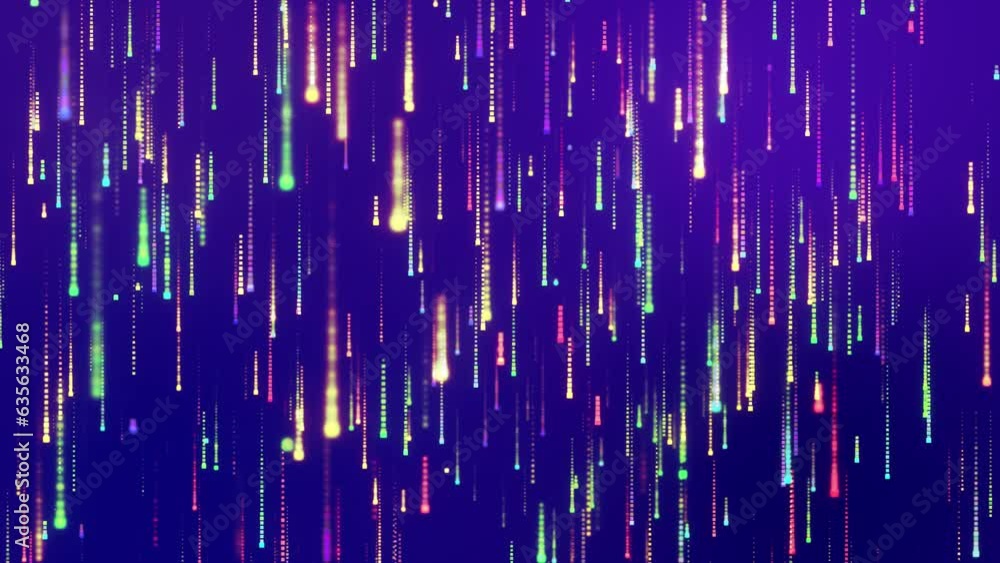 Poster digital binary data, streaming code background. background matrix. hacker programming coding concept