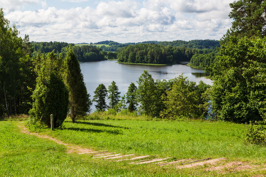 Lakes in Auk&scaron;taitija National Park, Lithuania