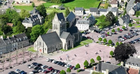 Church of sainte mere eglise, WW2 landmark.
