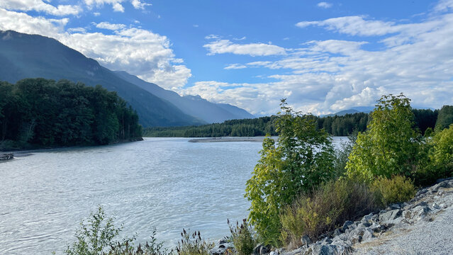 The Eagle Run trail in Brackendale, Squamish, British Columbia, Canada