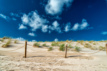dunes with marram gras