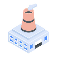 Pack of Industrial Isometric Icons 

