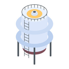 Pack of Industrial Isometric Icons 

