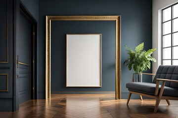 interior of a room with a window