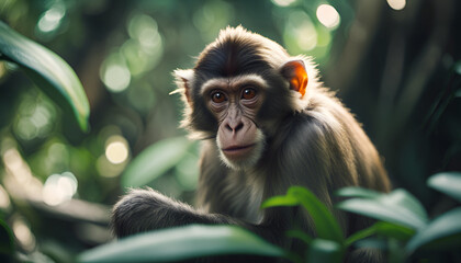 Jungle Monkey Portrait
