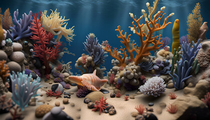 Sea Life Diorama