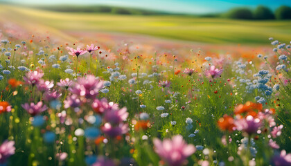 Spring flower meadow