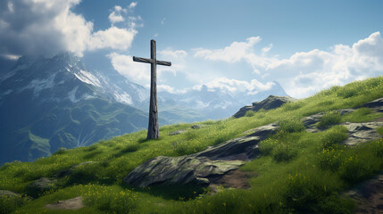 Cross In The Mountains