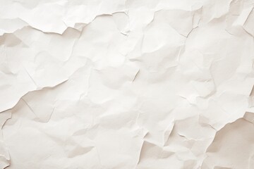 white crumpled torn paper texture background mockup