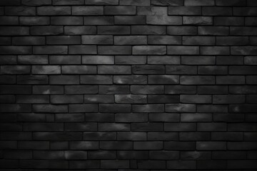 dark black brick wall background texture concept for text mockup