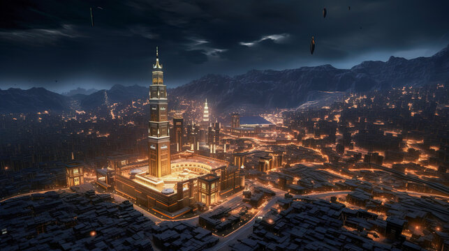 Makkah City At Night