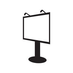 Billboard icon logo vector design template
