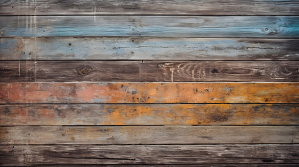 Wood Boards Background - Generative AI