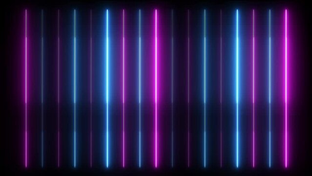 Glowing lines Led neon loop suitable for concerts, tv shows, vj projections, dance music videos, show parties, night clubs, discos, and much more. 4k