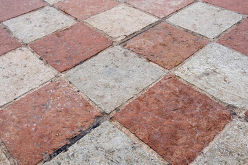 Altes Straßenpflaster, Spanien