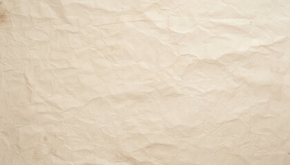 Obraz premium crumpled creased crinkled paper texture white cream color pattern background wallpaper