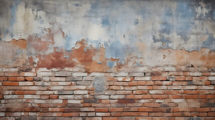 Stucco Wall, Old Plaster - Generative AI