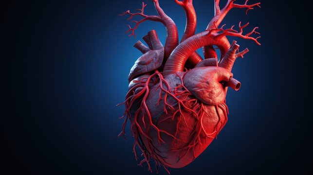 Heartfelt Visions: A Captivating Journey Through 3D Stylized Hearts. Generative AI