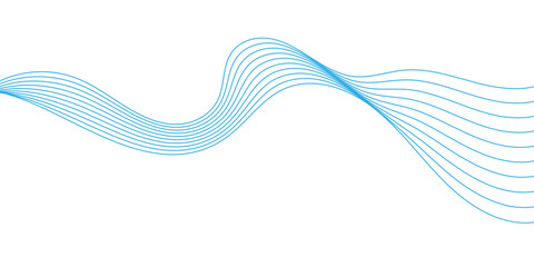 Abstract flowing wave lines. Design element for technology, background, science, modern concept.vector eps 10