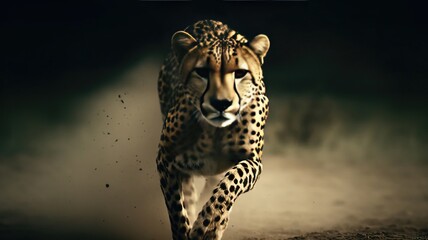 Spectacular Cheetah Unleashing Lightning-Fast Speed and Raw Power