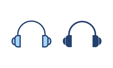 Headphone icon vector. Headvector sign and symbol