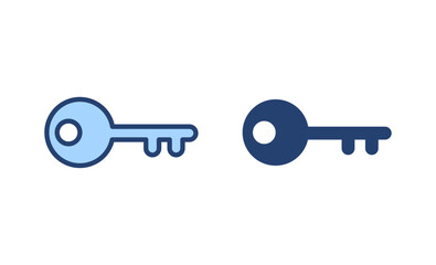 Key icon vector. Key sign and symbol.