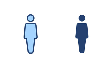 Man icon vector. male sign and symbol. human symbol