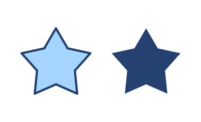 Star icon vector. rating sign and symbol. favourite star icon
