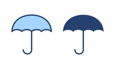 Umbrella icon vector. umbrella sign and symbol