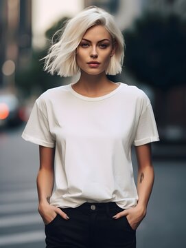 Effortless Elegance: The Stylish Charm of a White T-Shirt